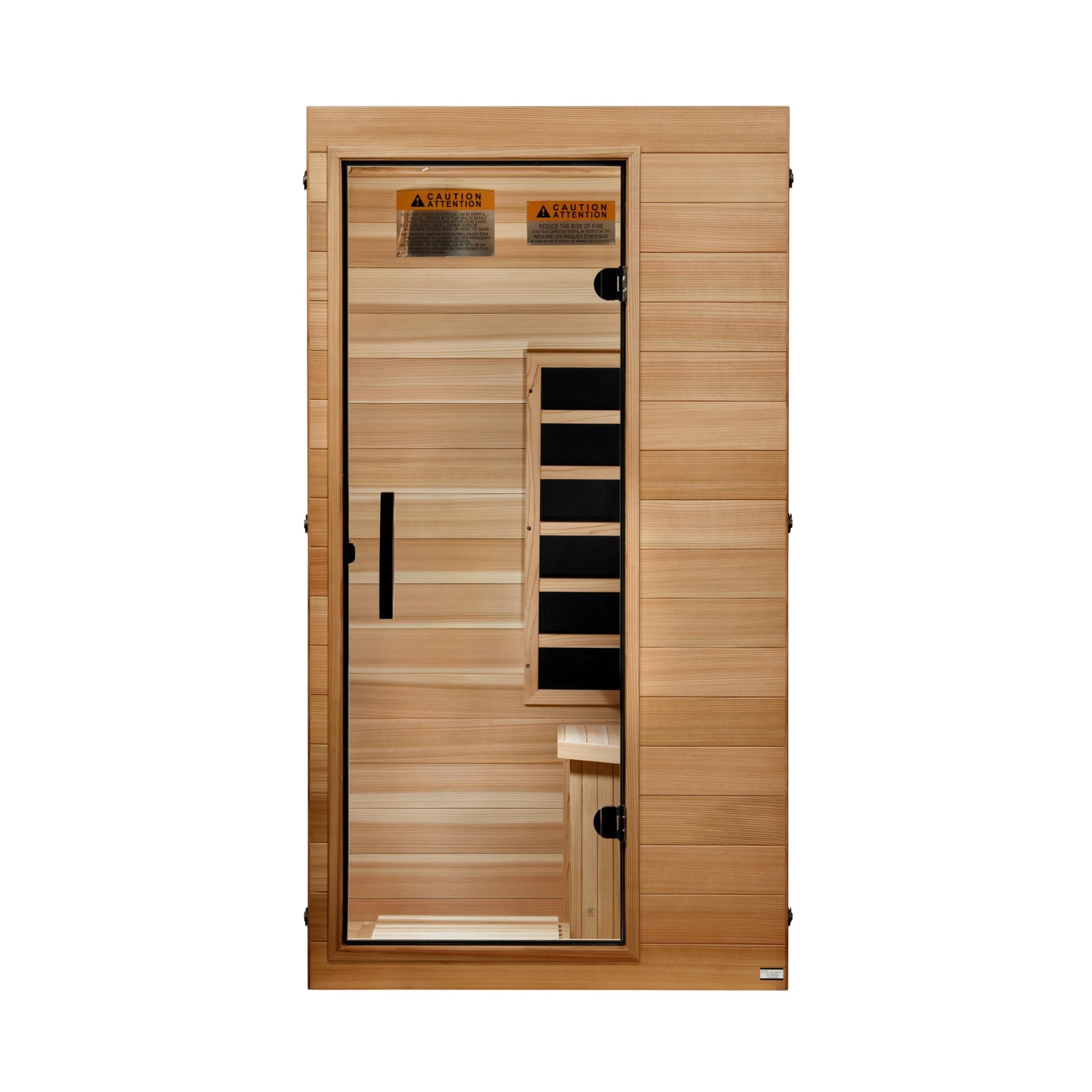 Dynamic 1 Person (Compact) Ultra Low EMF FAR Infrared Sauna