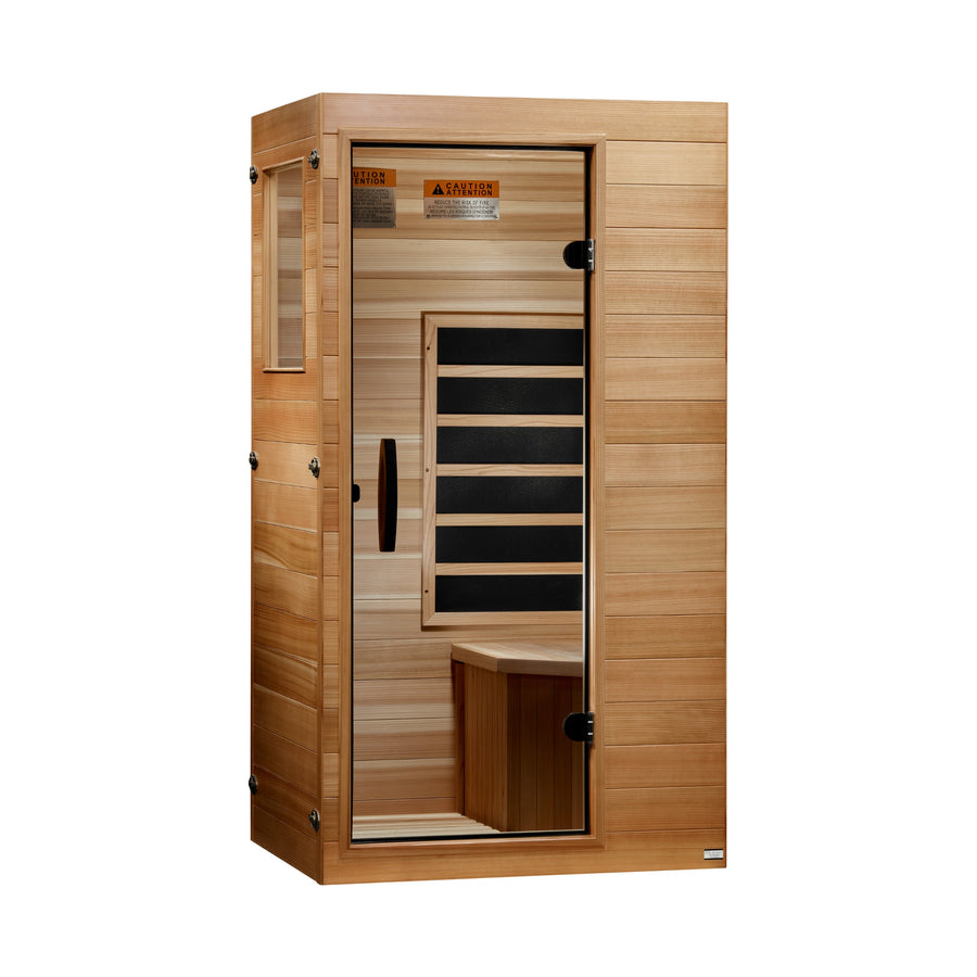 Dynamic 1 Person (Compact) Ultra Low EMF FAR Infrared Sauna