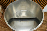 Dynamic Cold Therapy Barrel 304 Stainless Steel Cold Plunge Tub with Premium Pacific Cedar Exterior