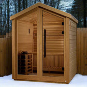 Golden Designs Savonlinna 3 Person Outdoor-Indoor Traditional Sauna