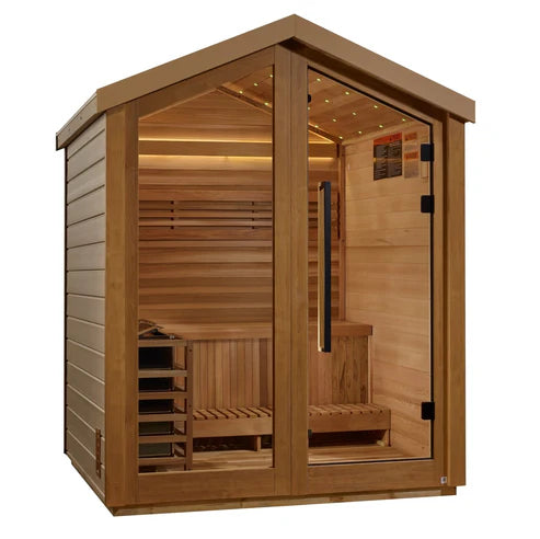 Golden Designs Savonlinna 3 Person Outdoor-Indoor Traditional Sauna