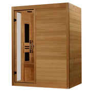 Dynamic Toscana 3-person Ultra Low EMF FAR Indoor Infrared Sauna + Red Light Therapy