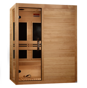 Dynamic Toscana 3-person Ultra Low EMF FAR Indoor Infrared Sauna + Red Light Therapy