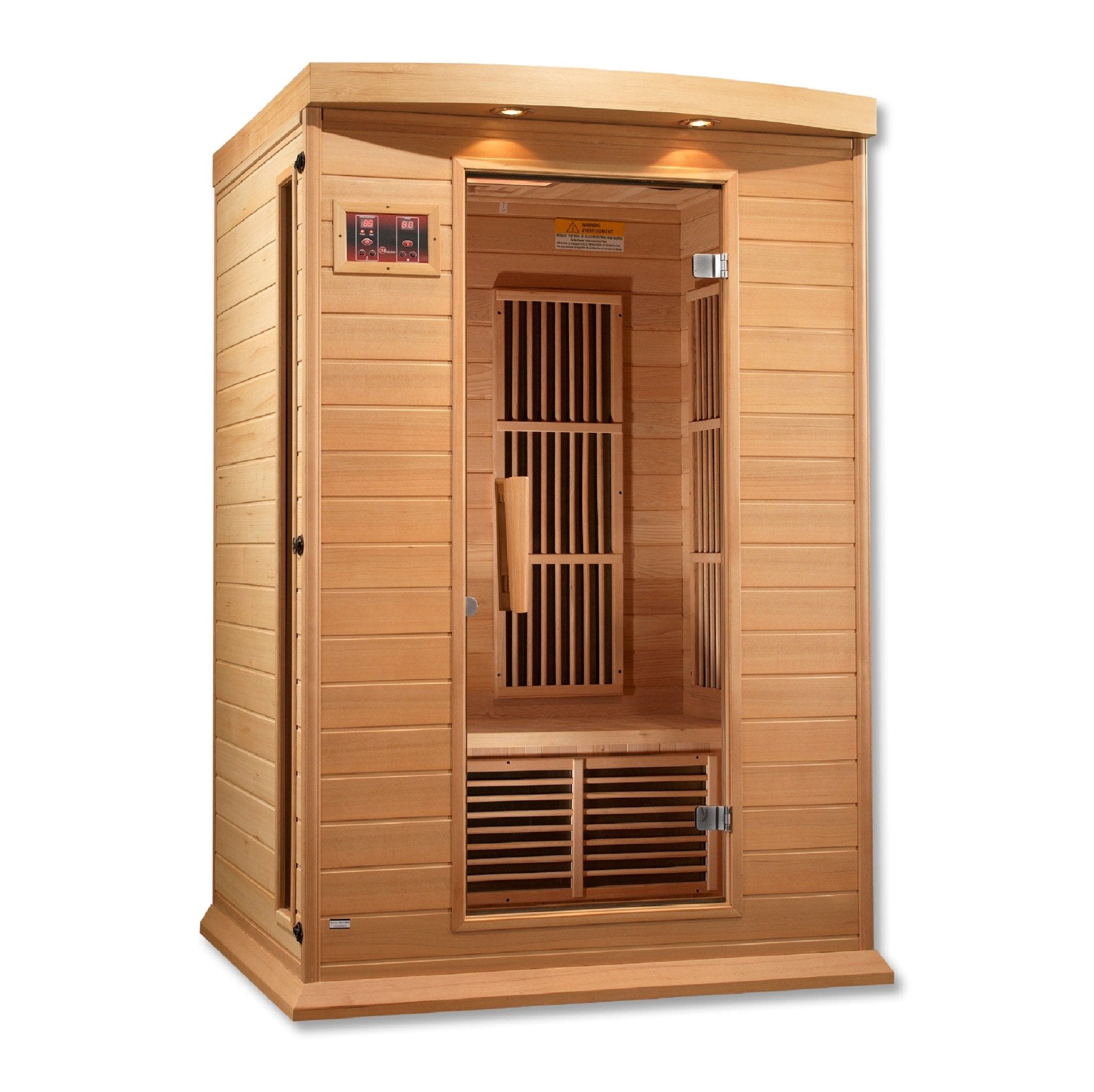 Maxxus 2 Person Low EMF FAR Infrared Sauna Canadian Hemlock - Lotus Massage Chairs