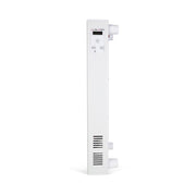 The Mito Red Light MitoMID 2.0, a white rectangular wall-mounted red light therapy panel with a digital display, buttons, pipe connectors, and a high-powered LED panel, is shown against a plain white background.
