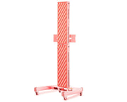 The MitoPRO+ | Red Light Therapy Panel Series v2 by Mito Red Light is a tall, vertical panel on wheels with two sections of red and white LEDs for targeted near infrared light therapy.