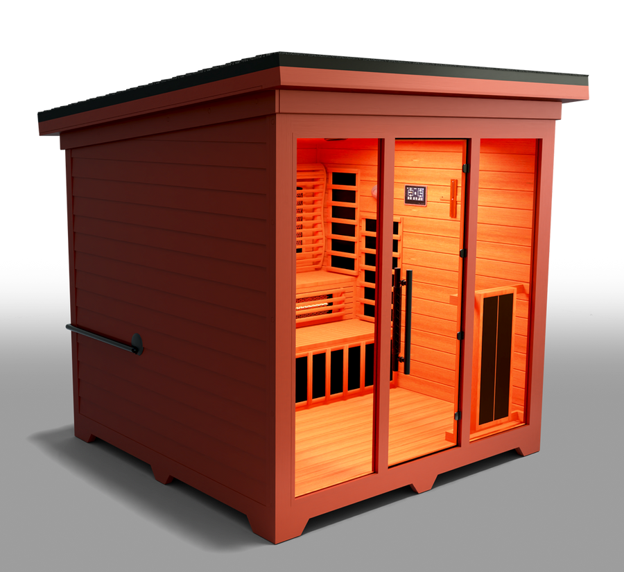 Nature X Combo, 6-8 Person Hybrid Indoor or Outdoor Sauna