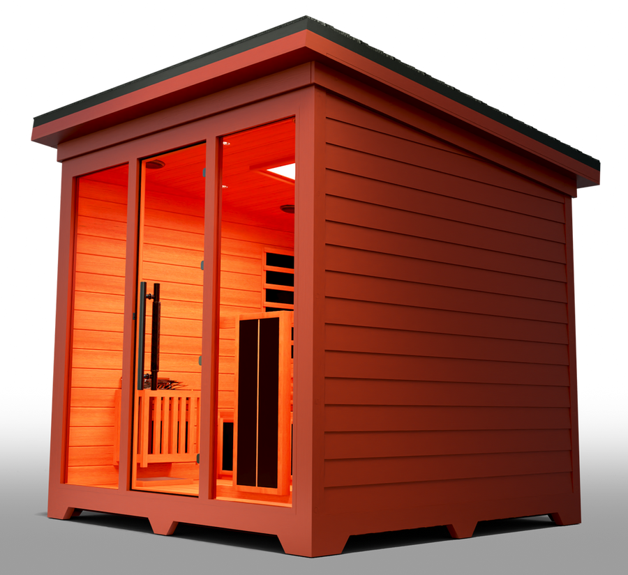 Nature X Combo, 6-8 Person Hybrid Indoor or Outdoor Sauna
