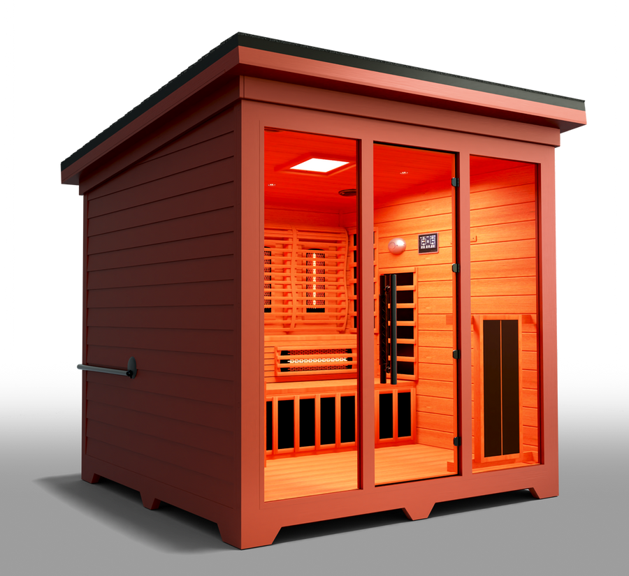 Nature X Combo, 6-8 Person Hybrid Indoor or Outdoor Sauna