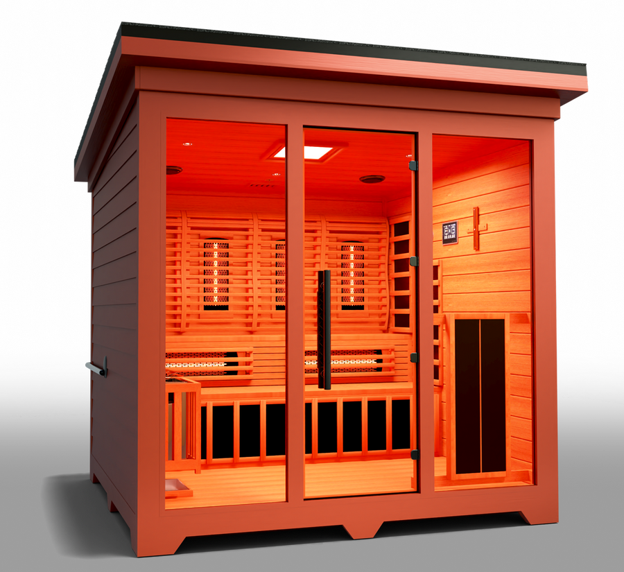 Nature X Combo, 6-8 Person Hybrid Indoor or Outdoor Sauna