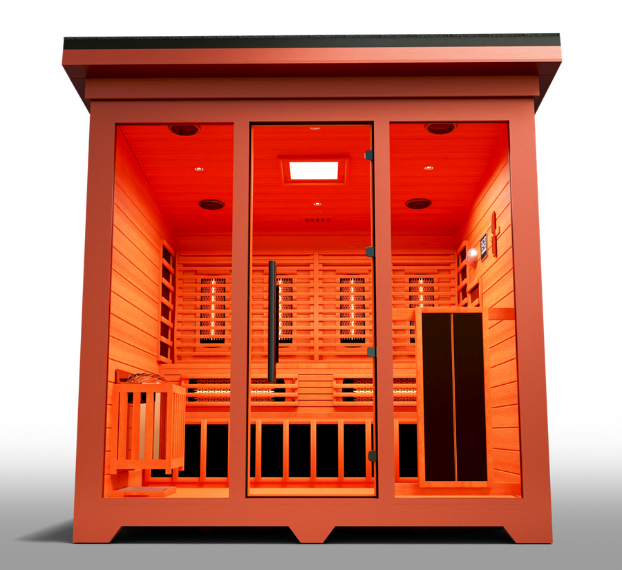 Nature X Combo, 6-8 Person Hybrid Indoor or Outdoor Sauna