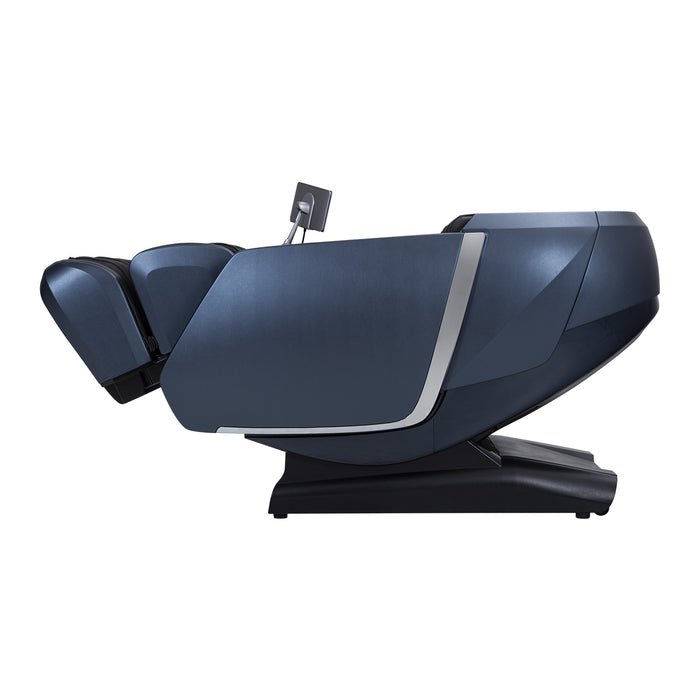 Osaki OS-Highpointe 4D Massage Chair featuring touchscreen control, zero gravity reclining, and full-body compression, highlighted on a white background.