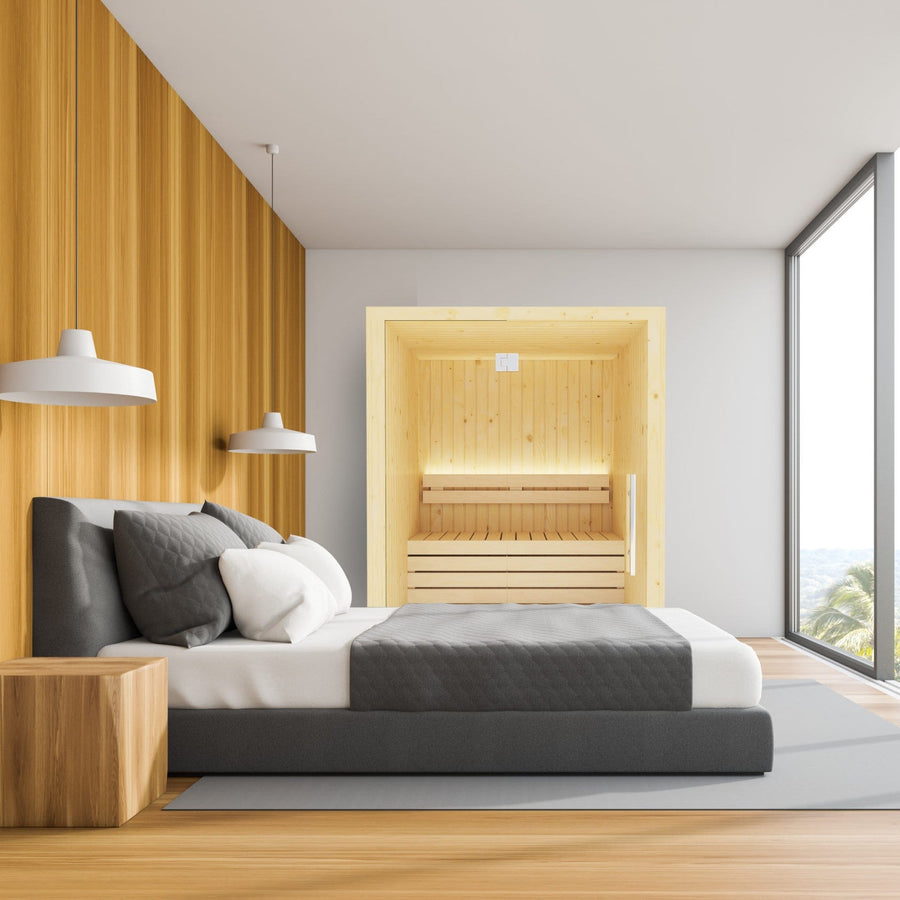 SaunaLife X2 1-2 Person Indoor Traditional Sauna