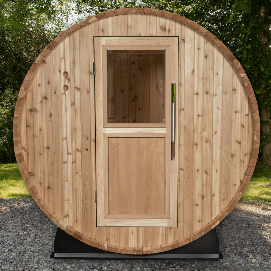 Watoga 2 - 4 Person Barrel Sauna - LuxeWell Life