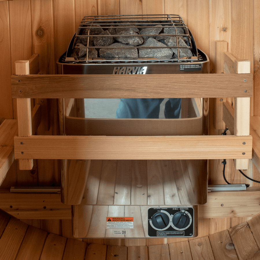 Watoga 2 - 4 Person Barrel Sauna - LuxeWell Life