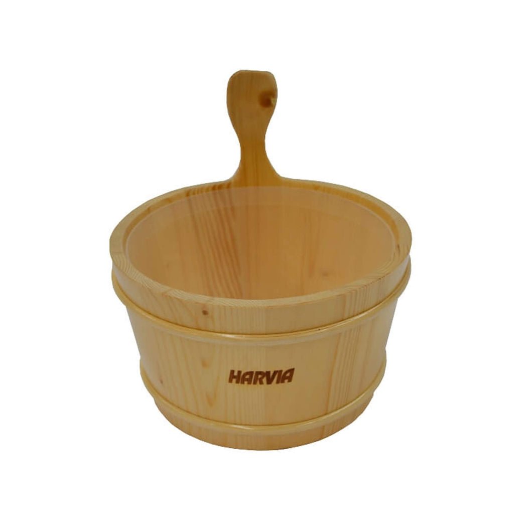 Wood Sauna Bucket With Liner - LuxeWell Life