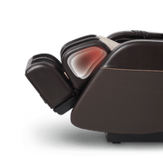 Daiwa Legacy 4 Massage Chair featuring advanced massage technology, including a heated compression leg massage and space-saving wall hugger design.