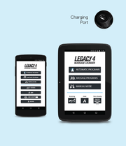 Screenshot of Daiwa Legacy 4 Massage Chair display, showcasing its advanced massage settings and features.