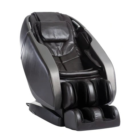 Daiwa Orbit 3D Massage Chair with space-saving design, advanced features, and full-body massage capabilities, showcased in a sleek, modern black frame.