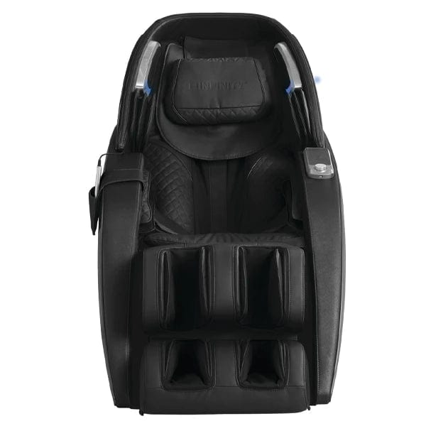 Infinity Dynasty 4D Massage Chair with advanced 4D back massage mechanism, triple foot rollers, and zero wall fit technology for a comprehensive wellness experience.