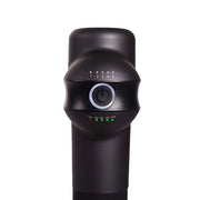 Infinity PR Pro Endurance Percussion Massage Device, featuring a power button, designed for professional-grade muscle relief with multiple speed settings and interchangeable massage heads.
