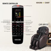 Kahuna Massage Chair SL-track Full-body Kahuna Massage Chair, LM-6800S Dark Brown - Lotus Massage Chairs