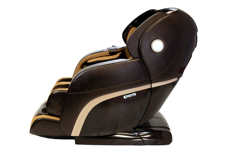 Kyota Kokoro M888 Massage Chair featuring advanced 4D technology, J-Track for full-body coverage, and integrated Bluetooth speakers for a personalized spa experience.