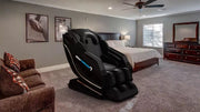 Medical Breakthrough 7 massage chair in a bedroom, designed to improve posture, reduce pain, and aid sleep with advanced massage systems.